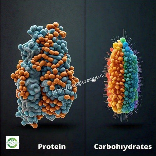 what is the difference between protein and carbohydrates